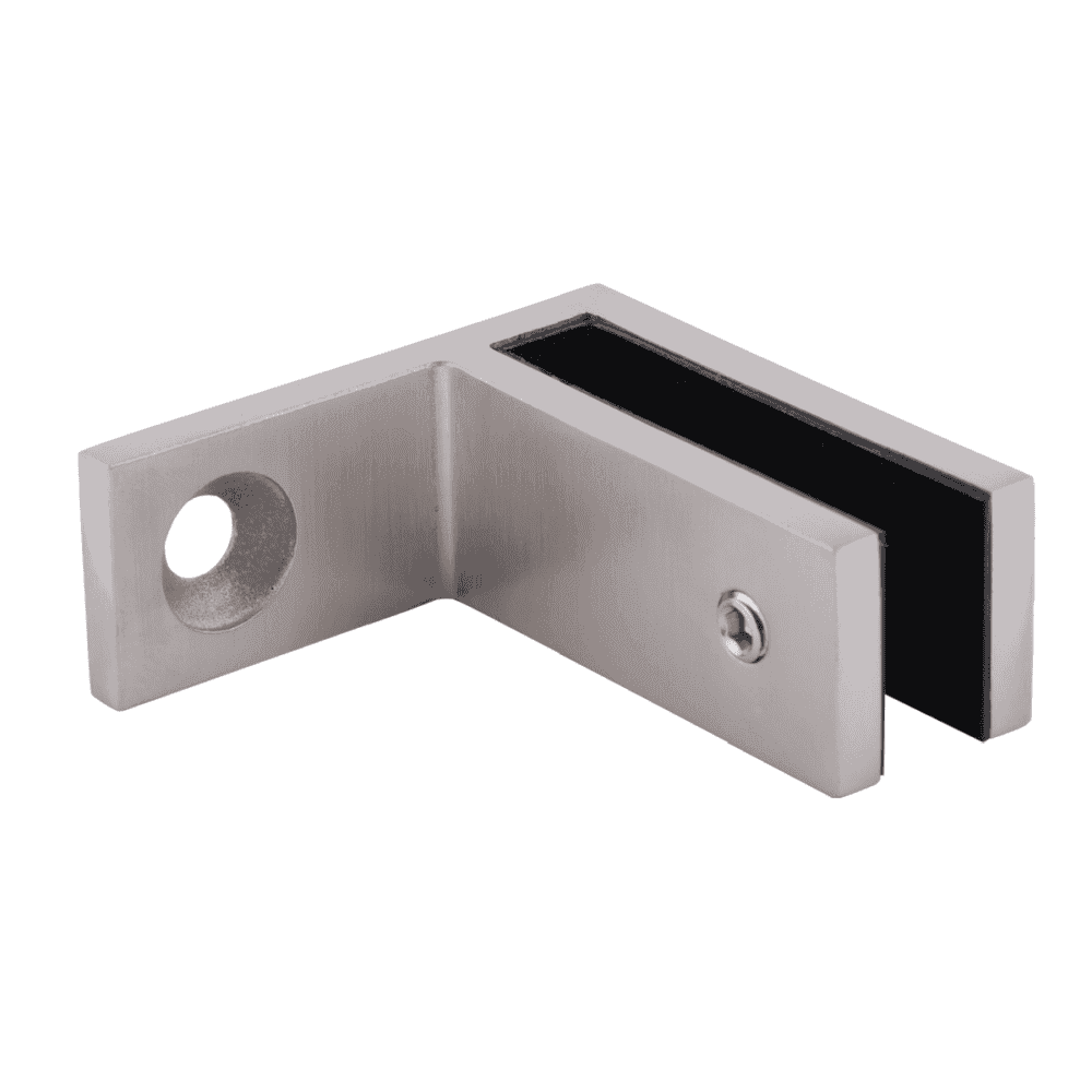 Glass to Wall satin Square Clamp