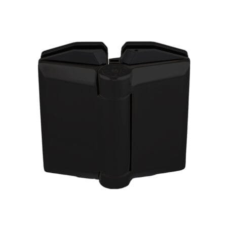 Heavy Duty Hinge Glass To Glass Black
