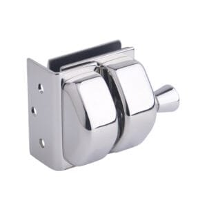 Libra Glass To Wall Mirror Latch with Plastic Cap 2042