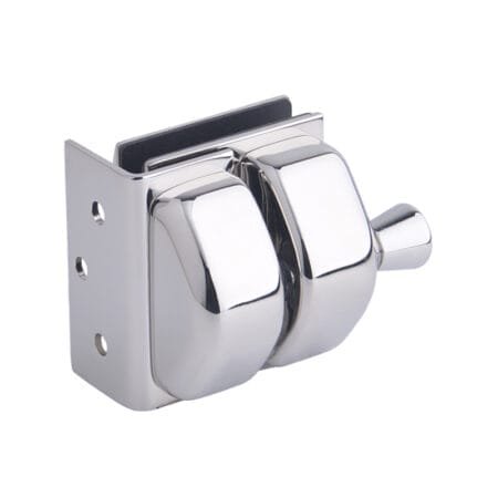Libra Glass To Wall Mirror Latch with Plastic Cap 2042