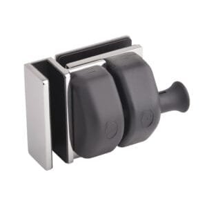 Libra In-90 Glass To Glass Mirror Latch with Plastic Cap 2042