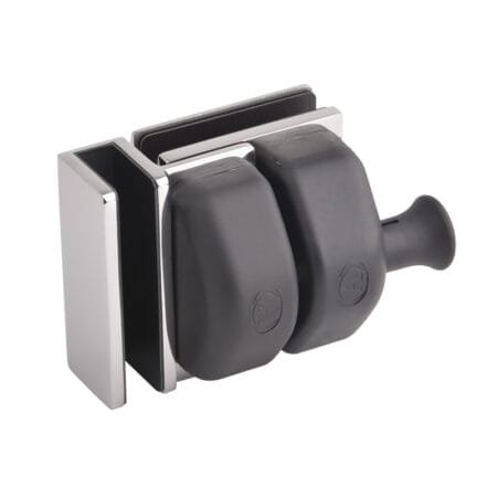 Libra In-90 Glass To Glass Mirror Latch with Plastic Cap 2042
