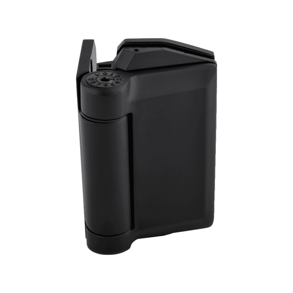 Orion Soft Close Glass To Wall Black (set of 2)