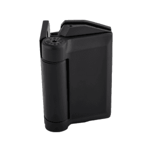 Orion Soft Close Glass To Wall Black (set of 2)