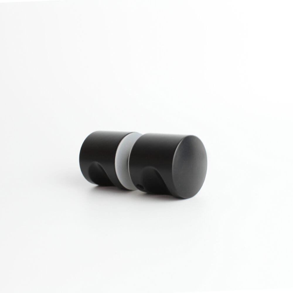 Shower Door Knob Black