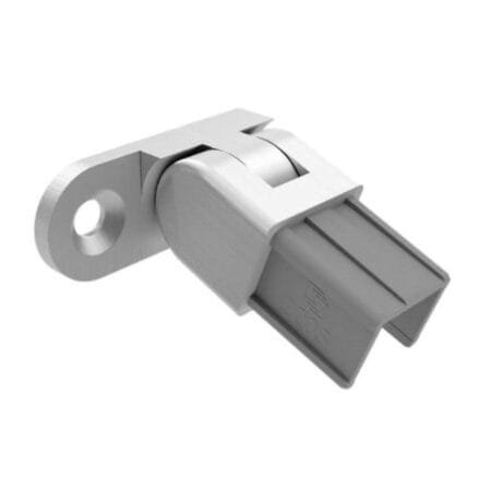 Vertical Adjustable Satin Wall Bracket with Left Hole
