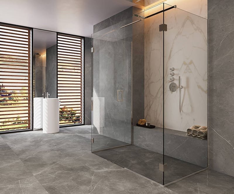 Kwik Hardware Glass Shower Screen